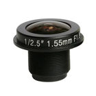 1/2.5" 1.55mm 8Megapixel M12 mount wide-angle 185degree fisheye lens for panoramic cameras
