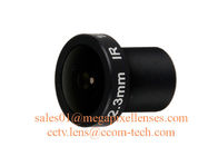 1/3" 2.3mm F2.2 3.5Megapixel M12x0.5 mount 172degree wide angle prime lens for OV4689