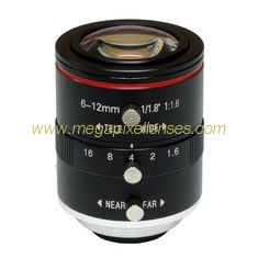 China lente industrial del IRIS del C-soporte de 1/1.8&quot; de 6-12m m F1.6 3Megapixel de la lente Vari-focal manual manual del enfoque proveedor
