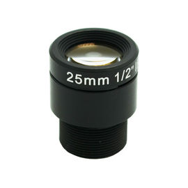 1/2" 25mm 4Megapixel F2.4 S Mount M12x0.5 mount Non-Distortion IR Board Lens, 25mm lens