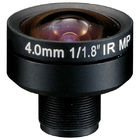 lente granangular del soporte 126degree de 1/1.8" de 4m m F1.8 5Megapixel M12x0.5/CS, lente de cámara de 4m m
