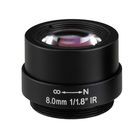 1/1.8" 8.0mm 5Megapixel F1.8 S/CS Mount M12x0.5 Non-Distortion IR Board Lens