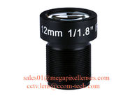 1/1.8" 12mm 4K Megapixel F1.8 S/CS Mount M12x0.5 Non-Distortion Board Lens for 5MP-10MP HD sensors