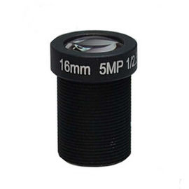 Economic 1/2.5" 3.6mm/6mm/8mm/12mm/16mm F2.0 5MP M12 Mount IR MTV Lens for security camera