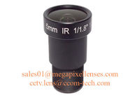 1/1.8" 5mm F2.0 12Megapixel CS mount IR fixed focal lens, 4K CS lens for CCTV IP cameras