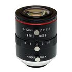 lente industrial del IRIS del C-soporte de 1/1.8" de 6-12m m F1.6 3Megapixel de la lente Vari-focal manual manual del enfoque