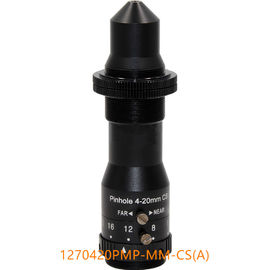 High-temp. 1/2.7" 4-20mm F4.0 Megapixel CS Mount Manual Focus/Zoom Pinhole Lens for Metallurgy, furnace lens