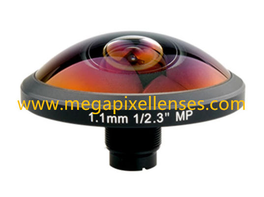 1/2.3" 1.1mm 10Megapixel S mount M12 253degree Super Fisheye Lens for astrophotography, Drone UAV 360VR lens