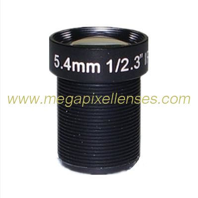 1/2.3" 5.4mm 10Megapixel F2.5 M12x0.5 Mount Non-Distortion IR/IRCUT Board Lens, Drone Lens