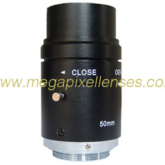 2/3" 50mm F2.6 3Megapixel Industrial C Mount Lens with format Φ11 for 2/3" Φ8 for 1/2"
