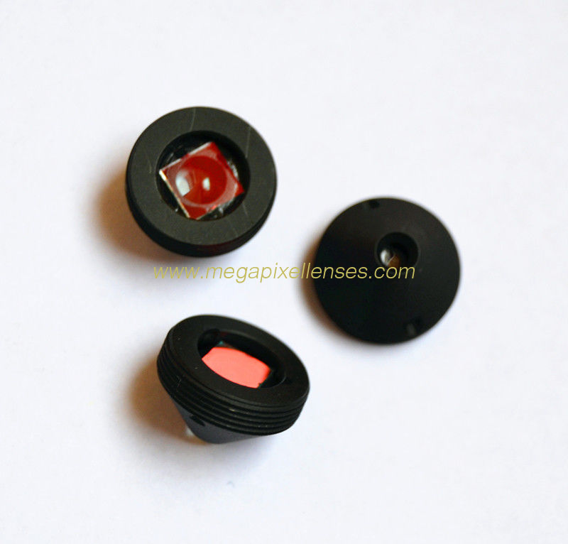 1/3" 5.5mm F2.4 S-mount pinhole lens for covert camera with IR filter