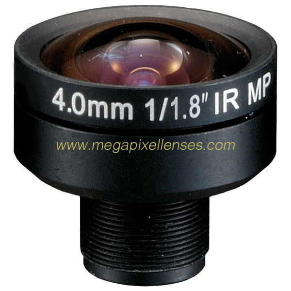 1/1.8" 4mm F1.8 5Megapixel M12x0.5/CS mount 126degree wide angle lens, 4mm camera lens