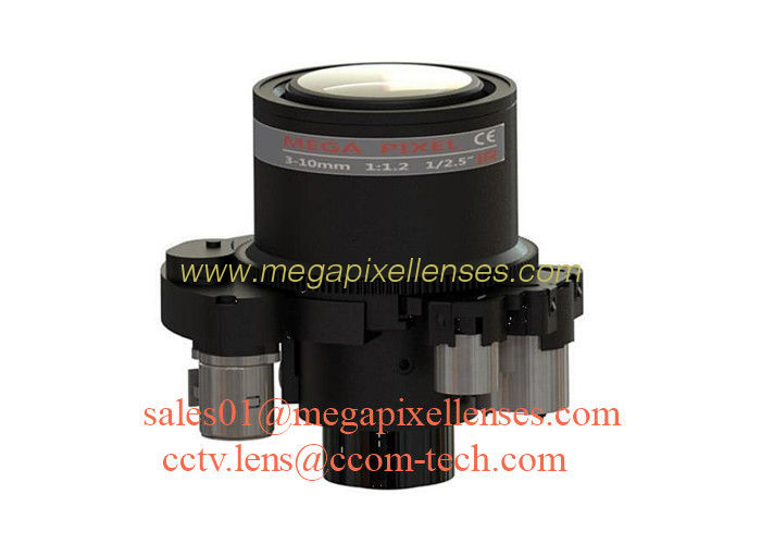 Start light 1/2.5" 3-10mm F1.2 3MP/5MP/8MP(4K) D14 Mount Fixed/DC Auto IRIS Manual/Motorized Vari-focal Lens