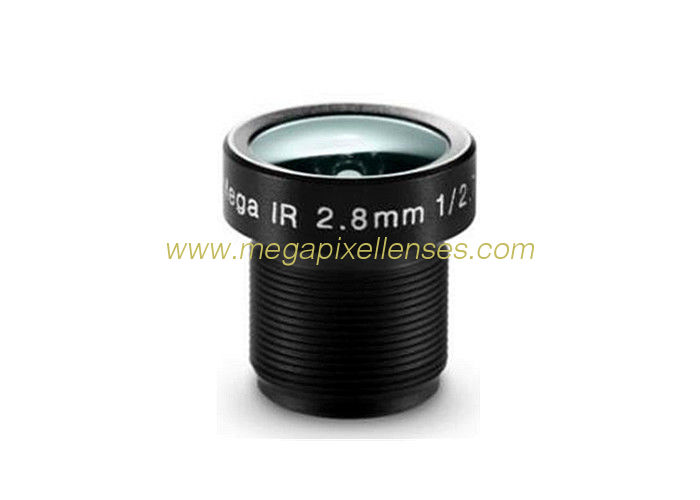 1/2.7" 2.8mm F1.8 3Megapixel M12x0.5 mount 135degrees wide angle IR board lens for security camera